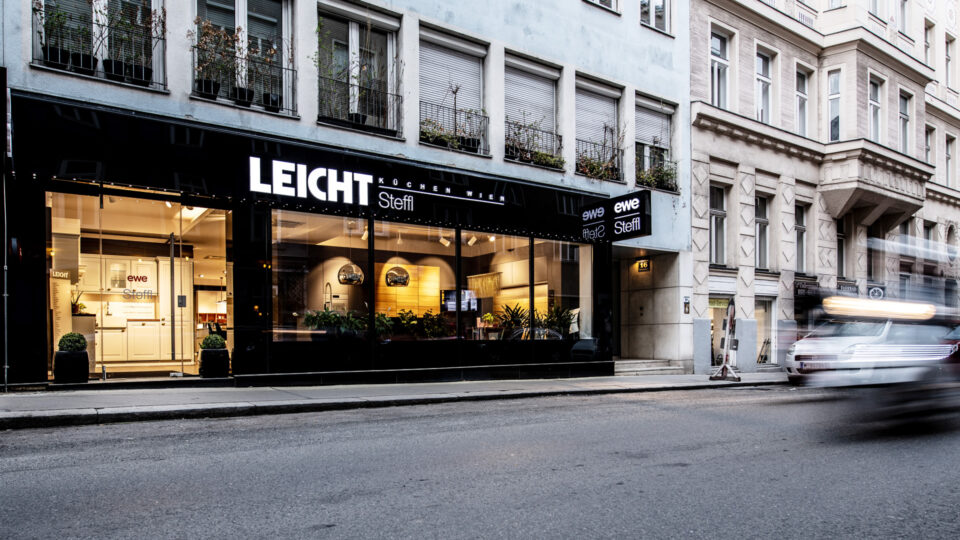 Aussenansicht Gebäude Steffl Küchenzentrum