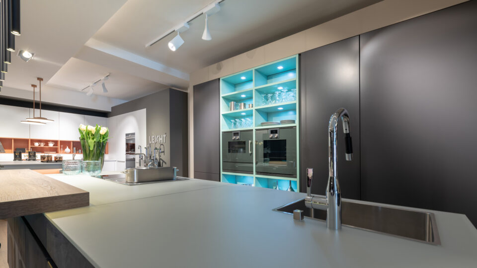 Leicht Küche im Schauraum der Firma Steffl