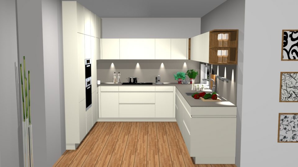 3-D-Küchenplanung, Planungsbeispiel