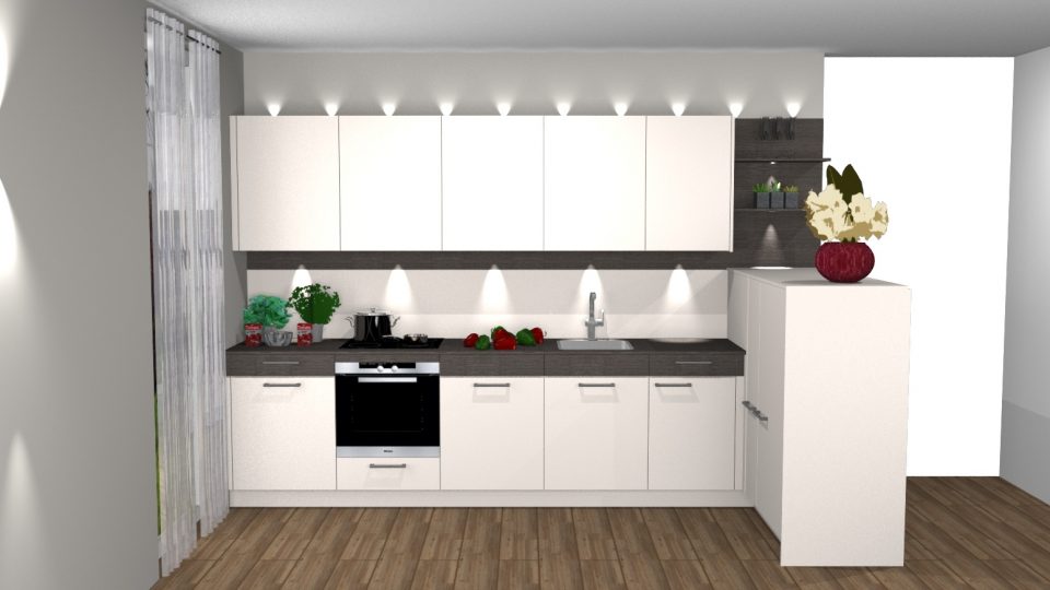 3-D-Küchenplanung, Planungsbeispiel