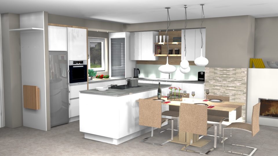 Beispielfoto einer Küchenplanung