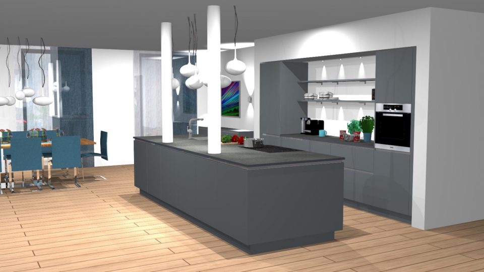 Beispielfoto einer Küchenplanung