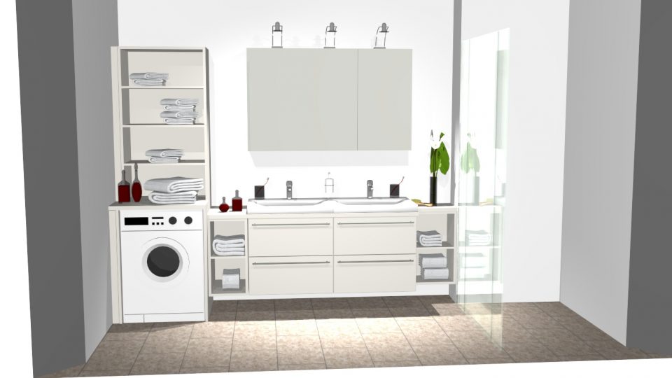 3-D-Küchenplanung, Planungsbeispiel