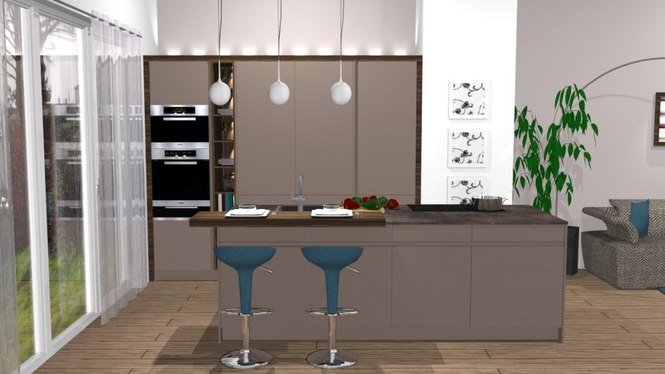 3-D-Küchenplanung, Planungsbeispiel