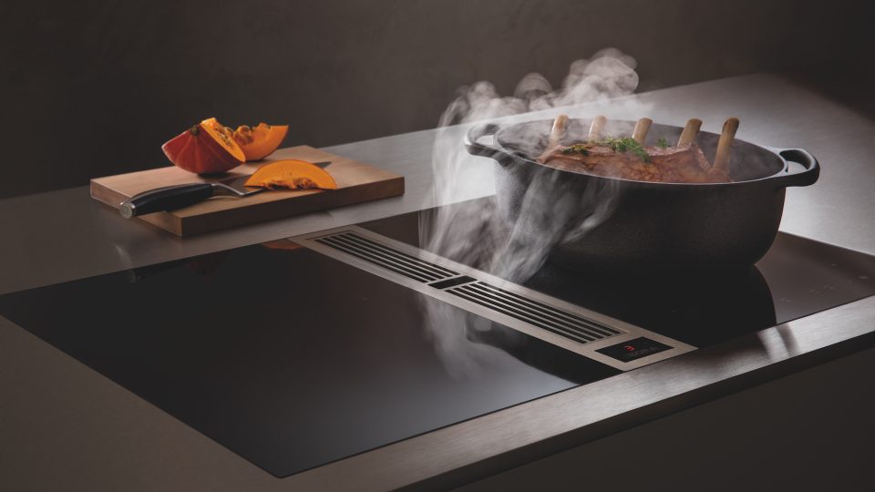 Beispielbild Kochfeld mit Dunstabzug