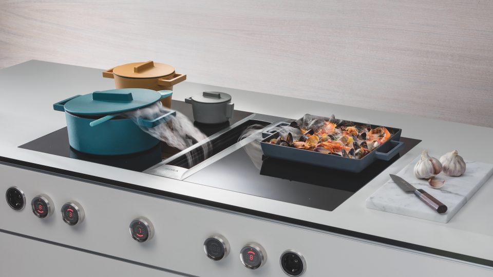 Beispielbild Bora Kochfeld mit Dunstabzug