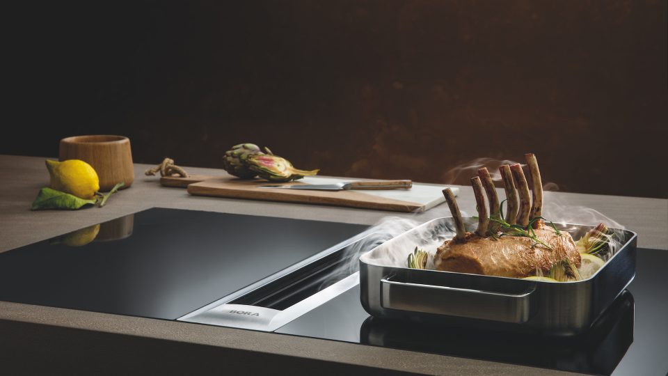 Beispielbild, Bora Kochfeld mit Dunstabzug