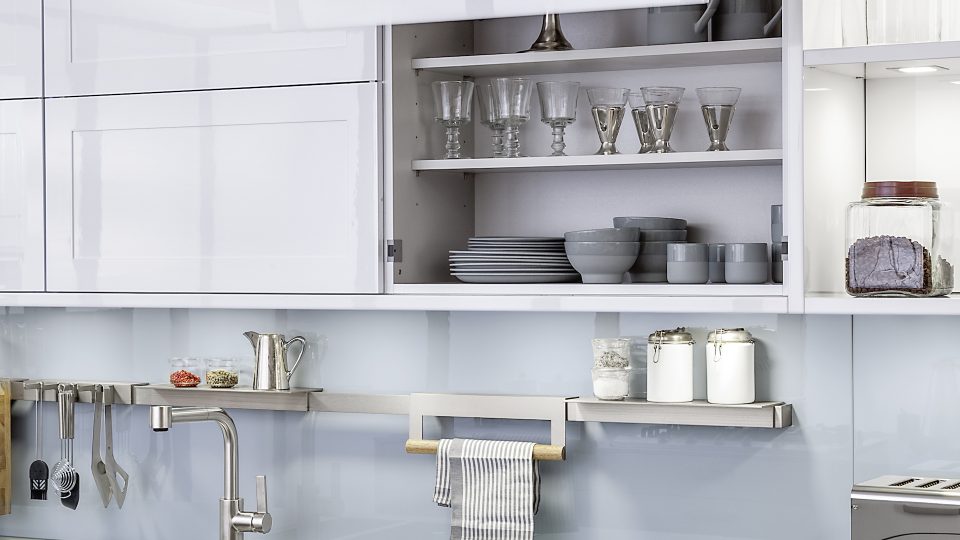 LEICHT | Carre 2 FG Xylo, Detailansicht, Spüle und Arbeitsfläche