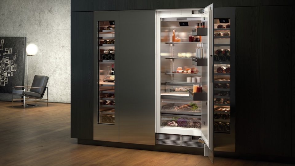 Bild von einem Gaggenau Kühlschrank und Weinkühlschrank