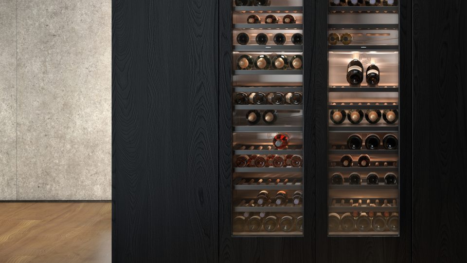 Bild eines Weinkühlschrankes der Firma Gaggenau
